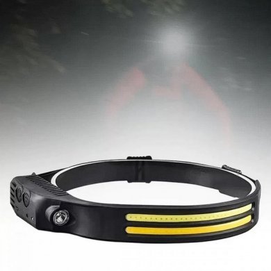 Ecooda Lanterna de cabeça recarregável 350 lumens