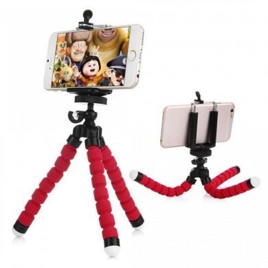 Mini tripé flexível para celular e cameras