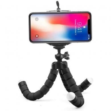 Mini tripé flexível para celular e cameras