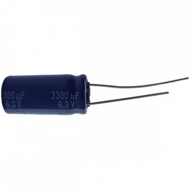 ECA-0JM332-KIT10 Capacitor eletrolitico 3300uF 6.3V 85C (Kit 10x)