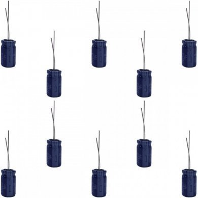 ECA-1AM332-KIT10 Capacitor eletrolitico 3300uF 10V 85C (Kit 10x)