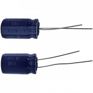 Capacitor eletrolitico 3300uF 10V 85C (Kit 10x)