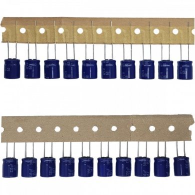 ECA-1VM331B-KIT10 Capacitor eletrolitico Panasonic 330uF 35V (Kit 10)