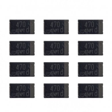 ECGSX0D471EZ Kit 12 capacitor 470uf 2V SMD Polymero Aluminio