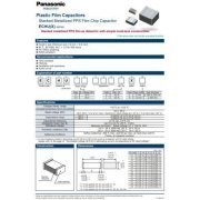 25x capacitor filme 1800pF 50VDC 5% PPS Film 0805 Panasonic tamanho 2mm x 1.25mm