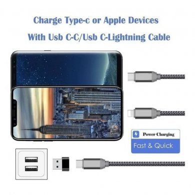 ECJOTG-JSBOG Essager Adaptador USB 2.0 para Tipo-C Femea