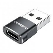 Essager Adaptador USB 2.0 para Tipo-C Femea Em Alumínio