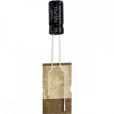 ECR100M50AT1 Kit 50x capacitor eletrolitico 10uf 50V 5x11mm