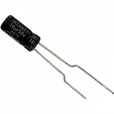 ECR100M50AT1 Kit 50x capacitor eletrolitico 10uf 50V 5x11mm