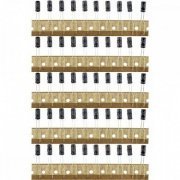 Kit 50x capacitor eletrolitico 10uf 50V 5x11mm pitch 2.5mm, 85º ECR series