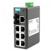 Moxa Conversor de Mídia Ethernet switch with 7 10/100BaseT(X) ports, and 1 100BaseFX multi-mode port with ST connector