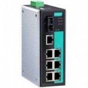 Moxa Switch Industrial Single mode SC 7x 10/100BaseT(X) Ports, 1x 100BaseFX Port