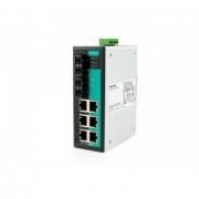 Moxa Switch 8 Portas Gerenciavel 6x 10/100BTX 2x Portas Fibra Optica Multi-mode SC. RS232 Console Port. DC 24V