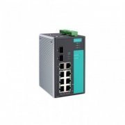 Moxa Switch PoE 8 Portas 2 Combo Gigabit Managed Ethe