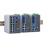 Moxa Switch 16 Portas 10/100Base-TX 2 portas SC MMF 100Base-FX Gerenciável VLAN, IGMP Snooping, Port trunking, RMON and QoS