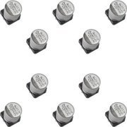10x Capacitor Eletrolitico Polimero Alumínio 330uF 35V 20% SMD 10mm x 10.5mm