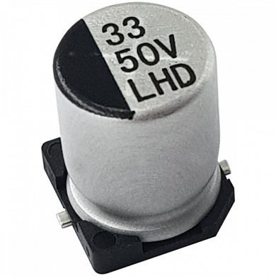 EEE-HD1H330P Capacitor eletrolítico alumínio 33uF 50V (Kit 50x)