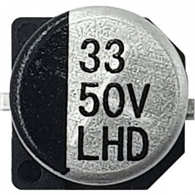 EEE-HD1H330P Capacitor eletrolítico alumínio 33uF 50V (Kit 50x)