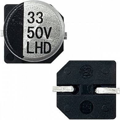 EEE-HD1H330P Capacitor eletrolítico alumínio 33uF 50V (Kit 50x)