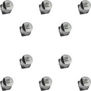 10x Capacitor Eletrolitico Polimero Aluminio 120uF 50v 20% SMD 10 x 10.2mm / marcação no componente 120 HZC