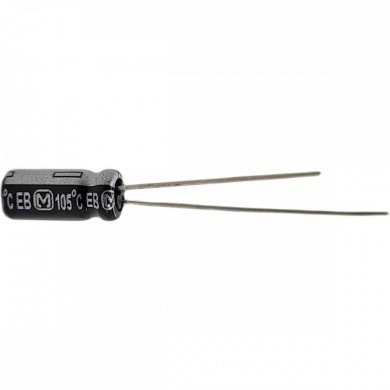 Capacitor eletrolitico 22uF 50V (Kit 10x unidades)