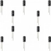 Capacitor eletrolítico 100uF 63V (Kit 10 unidades) Ki