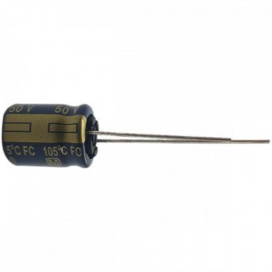 Capacitor eletrolitico Panasonic 100uF 50V (Kit 2x)