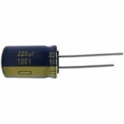 Capacitor eletrolitico Panasonic 220uF 100V 20% Radia
