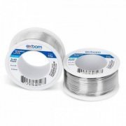 Exbom fio de solda estanho SN40% 0.5mm carretel 80G 