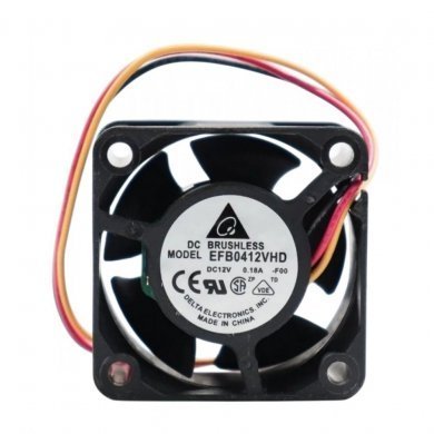 EFB0412VHD Fan Cooler Delta 40x40x20mm DC 12V 0.18A 3 fios