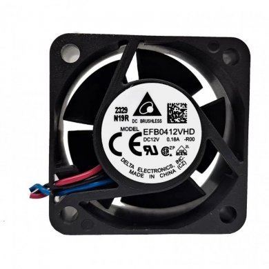 Delta fan 40x40x20mm DC 12V 0.18A 3 fios