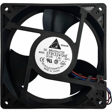 EFB1324SHE Fan cooler 24V 1.38A 3 fios 12.6 x 12.6 x 3.6 cm