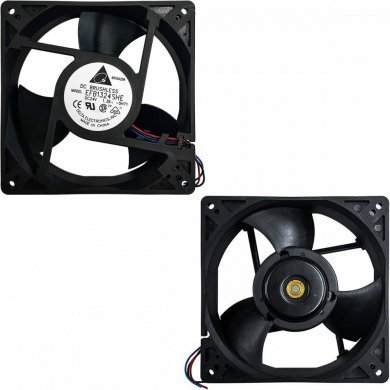 Fan cooler 24V 1.38A 3 fios 12.6 x 12.6 x 3.6 cm