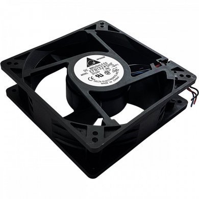 Fan cooler 24V 1.38A 3 fios 12.6 x 12.6 x 3.6 cm