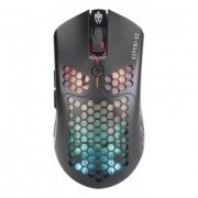 Evolut Mouse Gamer Keppni V2 RGB 12000 DPI Ultra leve programável Pixart 3325 USB com fio