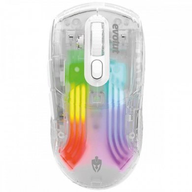 Evolut Mouse Gamer Lumini 7200DPI LED Rainbow USB