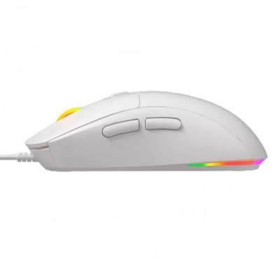 Evolut Mouse Gamer Flyn programável 7200DPI USB Branco