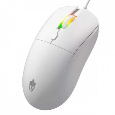 Evolut Mouse Gamer Flyn programável 7200DPI USB Branco