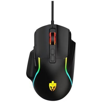 EG118 Evolut Mouse Gamer Wing 12800DPI RGB 7 botões USB preto