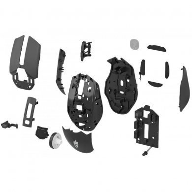 Evolut mouse Zoro EG120 sem fio recarregável preto