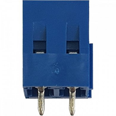 Borne CB2GR KRE 2 vias plástico azul 14mm (Kit 20x)