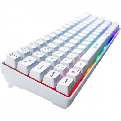 EG221 Evolut teclado Gamer FAY backlight Rainbow branco