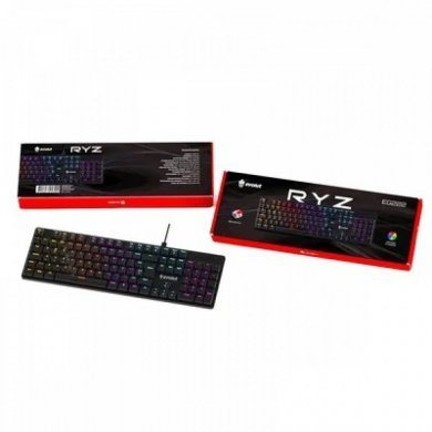 EG222 Evolut teclado gamer EG222 RYZ preto Switch Red