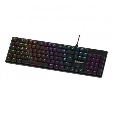 EG222 Evolut teclado gamer EG222 RYZ preto Switch Red