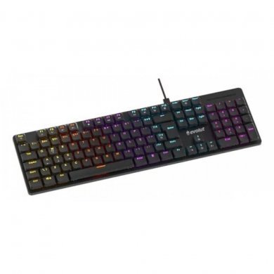 EG222 Evolut teclado gamer EG222 RYZ preto Switch Red