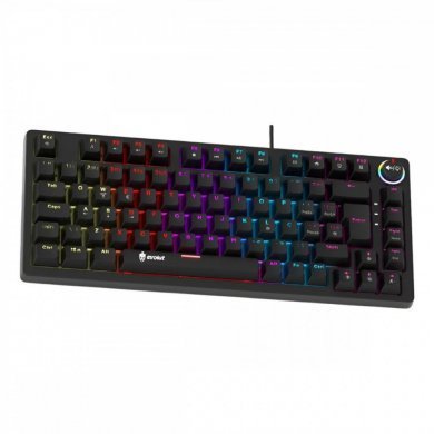 Evolut teclado gamer mecânico EG275 Class 75% preto