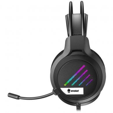 Evolut Headset Gamer LESH EG-306 LED RGB Rainbow