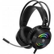 Evolut Headset Gamer Garen LED Rainbow USB Com Microf