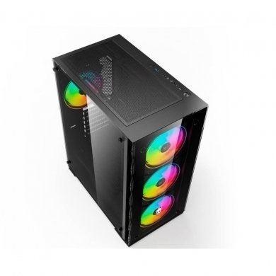 EG817 Evolut Gabinete Han RGB Mid Tower Lateral Vidro