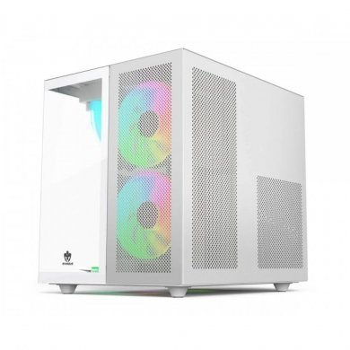 EG820-BCO Evolut Gabinete Mizu Full Window Branco com 3 fans
